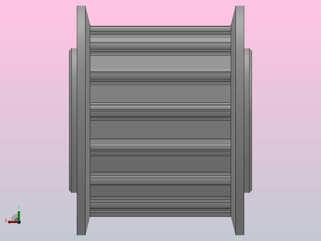 标准型梯形齿同步带轮AT5型_SAT5HC-15-15-dc6-A后视图