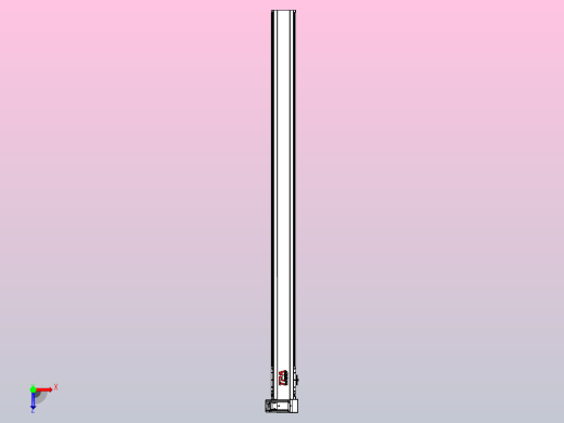 皮带直线轴半封闭可选导轨TPA-HNB-120D-110-L1650-RU-Y-P40-N3俯视缩略图