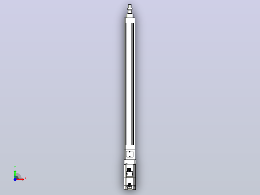 轻载电动缸TPA-ESR40-1210C-L500-M-W-P40-C3前视缩略图