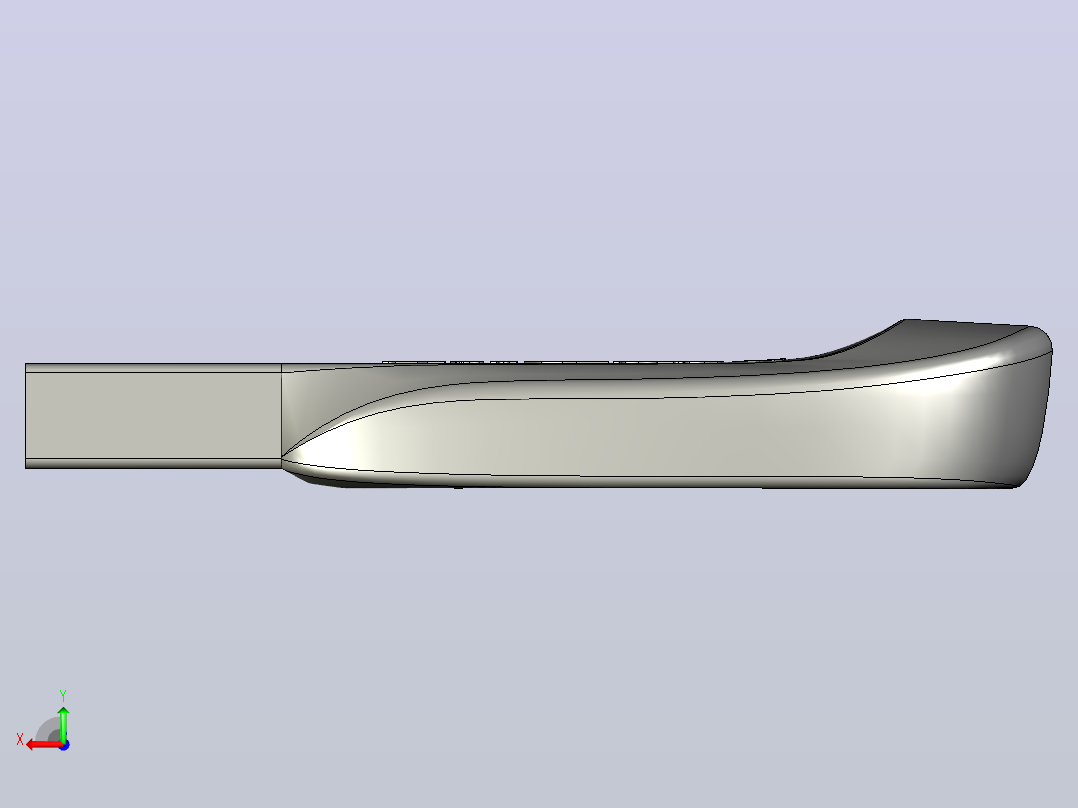 4GB USB 闪存盘后视图