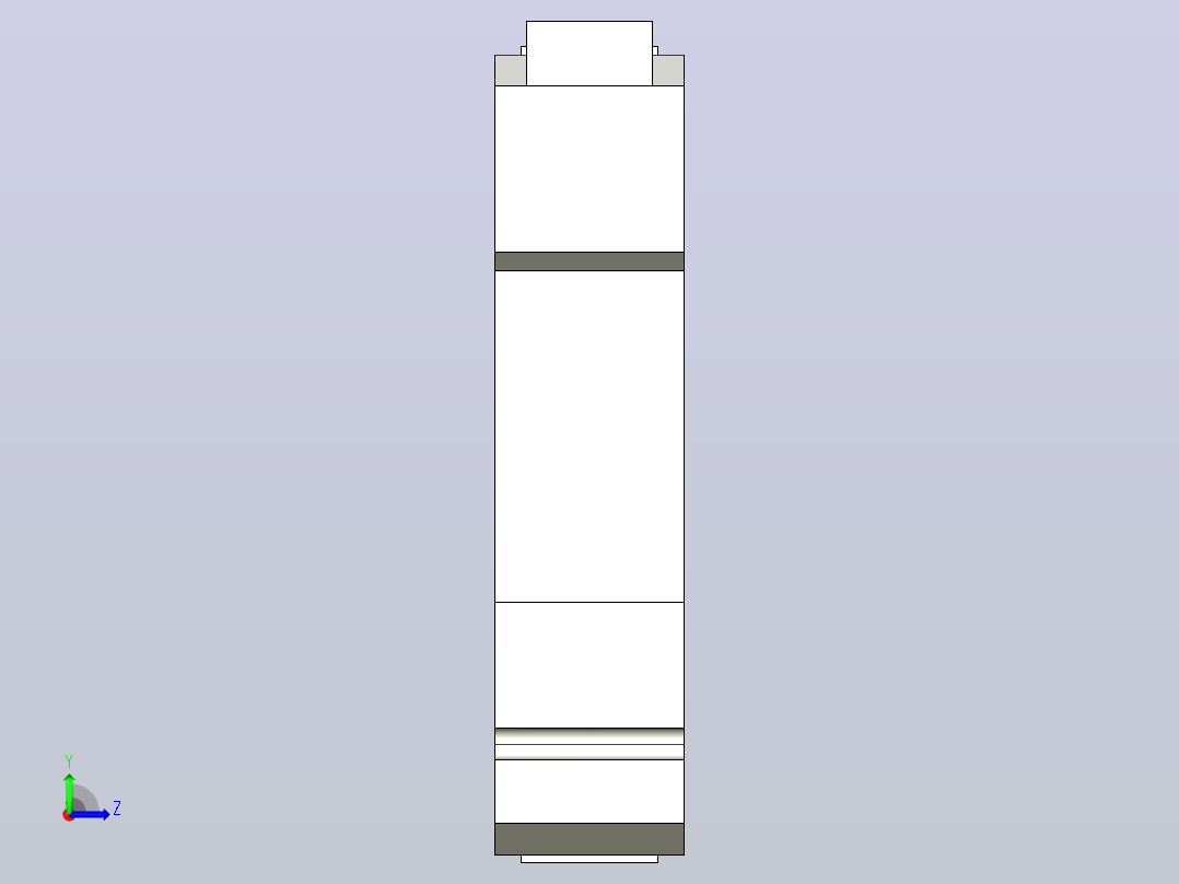 AC30 导轨插座[AC30210]德力西左视图