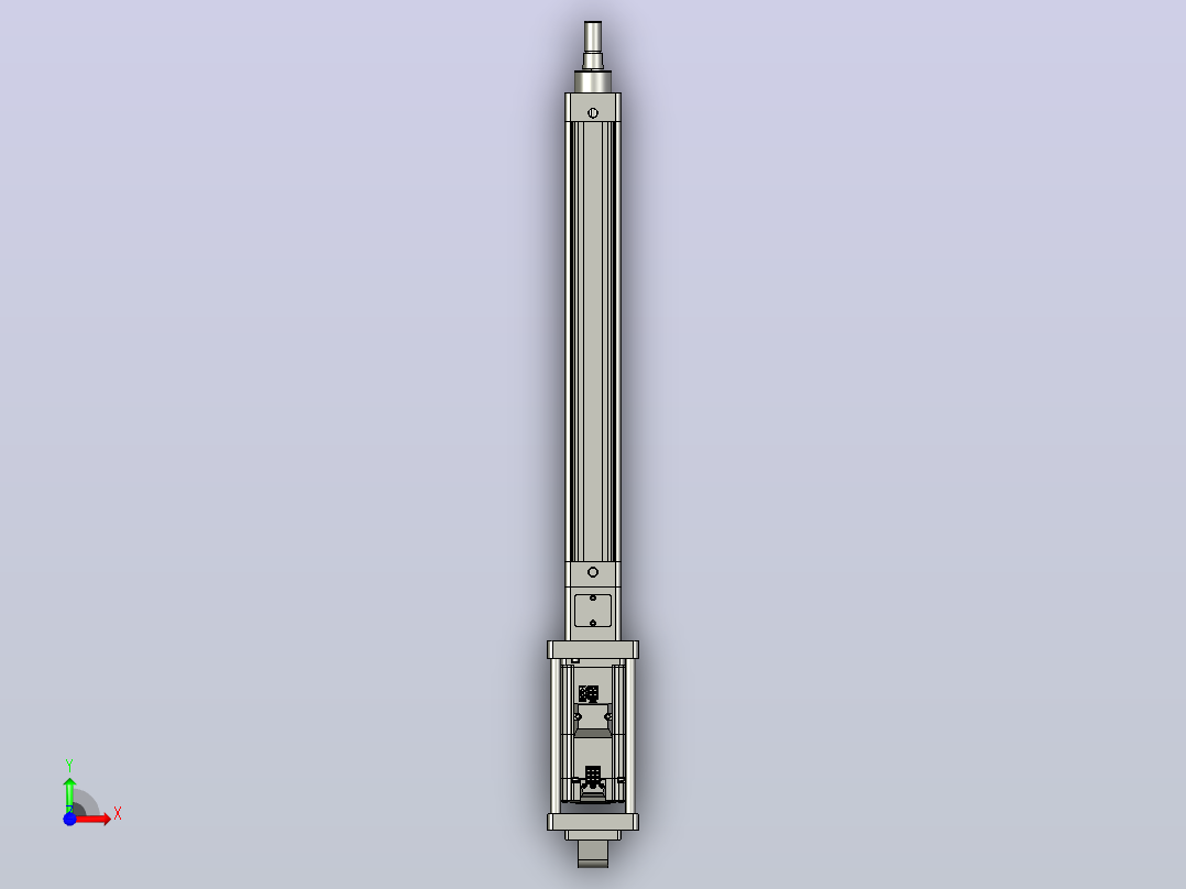 轻载电动缸TPA-ESR40-1210C-L300-M-CA-W-P40-C3前视图