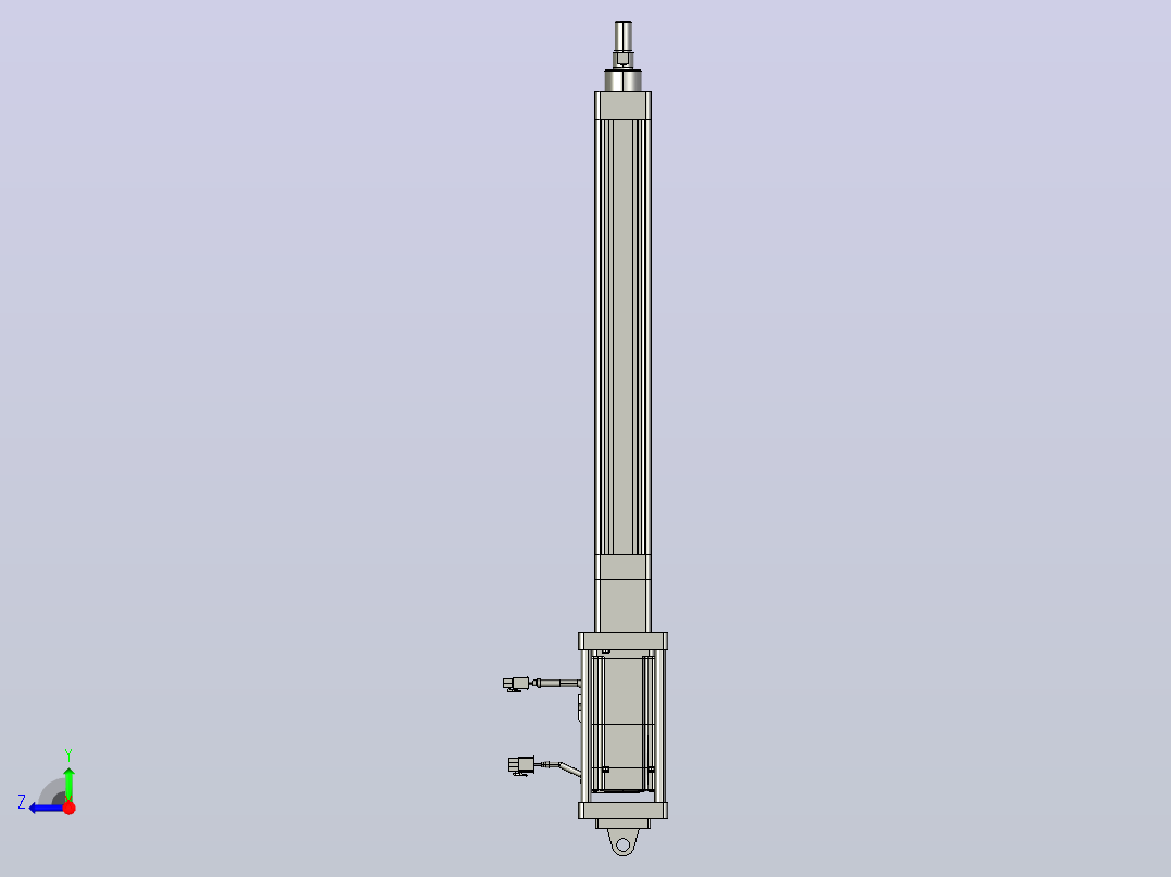 轻载电动缸TPA-ESR40-1210C-L300-M-CA-W-P40-C3右视图