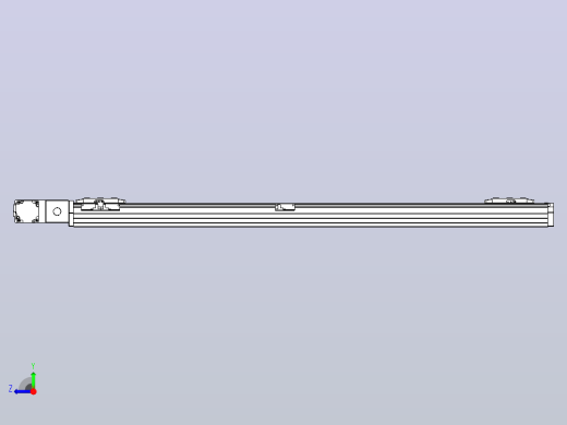 皮带直线轴双滑块型TPA-GCBS-80-P60-L475-QL-M20-N3右视缩略图