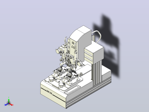 数控微型折边机3D图纸正等轴测缩略图