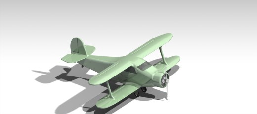beech-g17s-staggerwing-aircraft IGS飞机缩略图