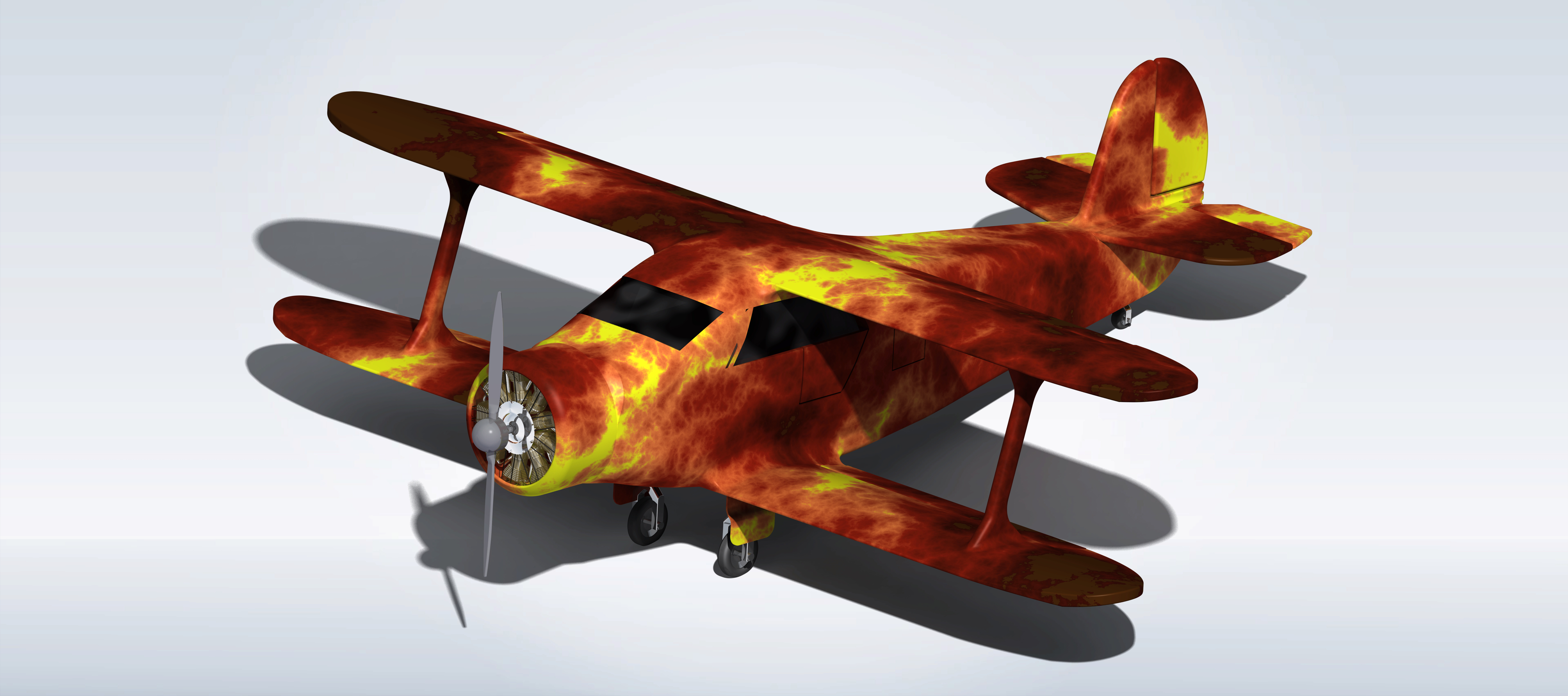 beech-g17s-staggerwing-aircraft IGS飞机