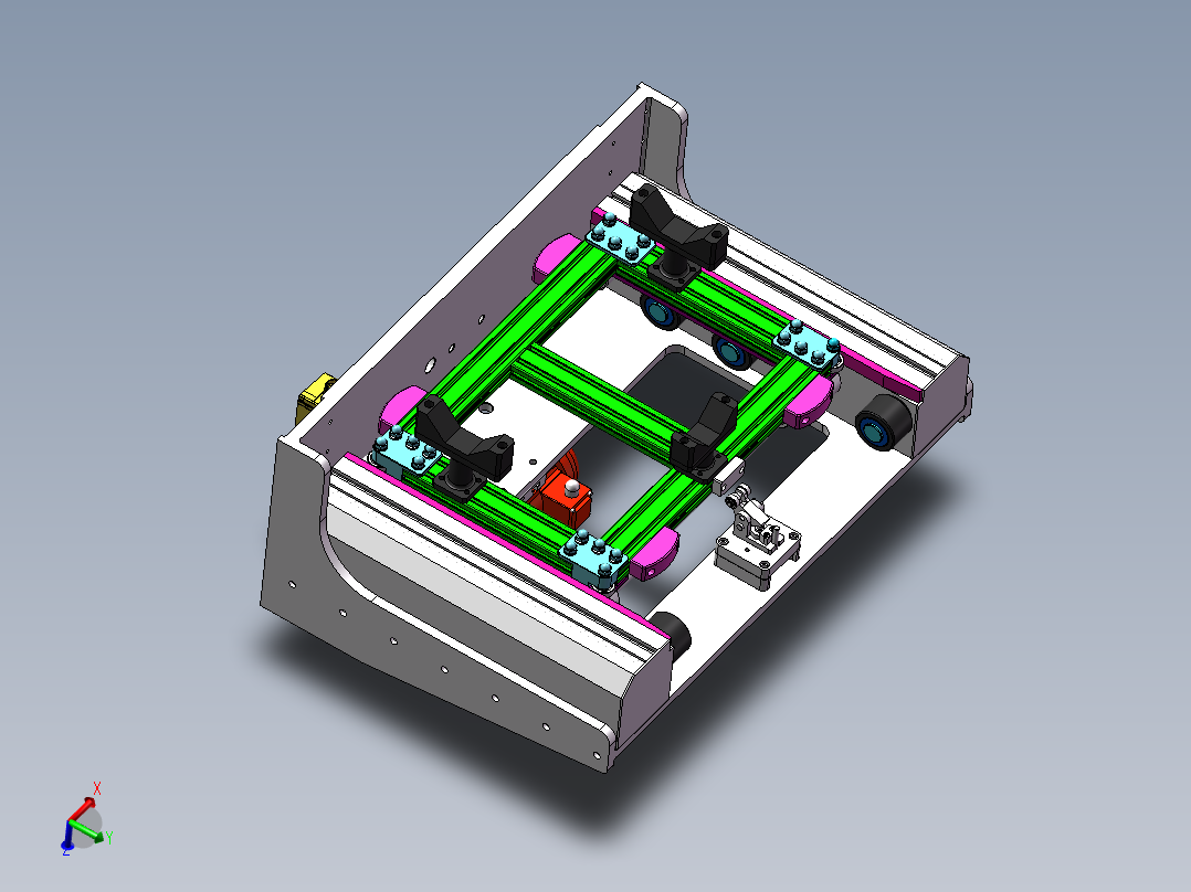 发动机载具工装sw2018