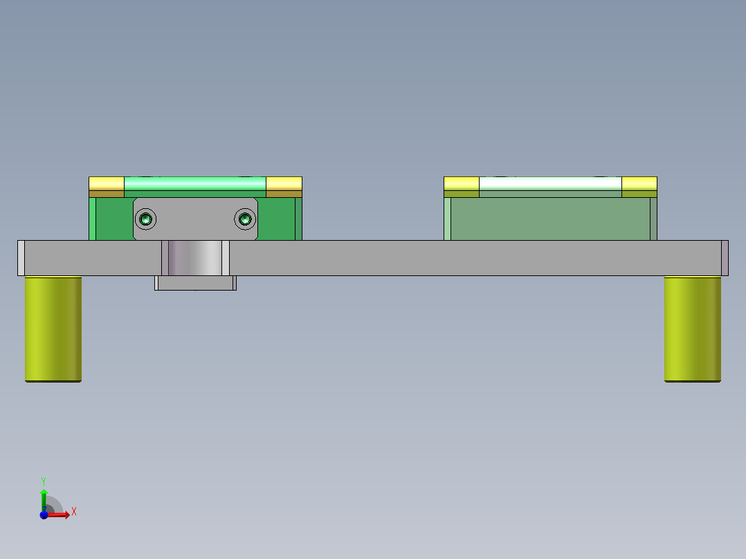 手动贴双面胶工装sw18可编辑前视图