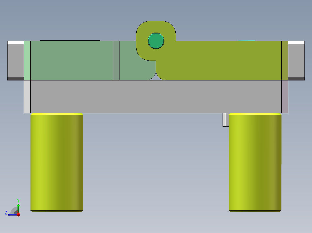 手动贴双面胶工装sw18可编辑右视图