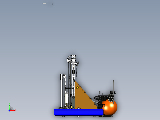 FRC 2019 1188号机器人车3D数模图纸 STP格式前视缩略图