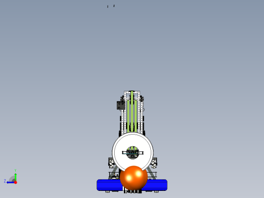FRC 2019 1188号机器人车3D数模图纸 STP格式右视缩略图