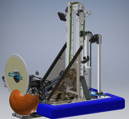 FRC 2019 1188号机器人车3D数模图纸 STP格式缩略图
