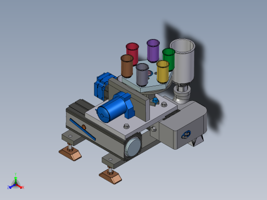 原料混合装置设备3D模型