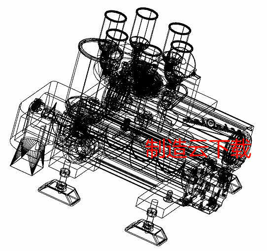 原料混合装置设备3D模型