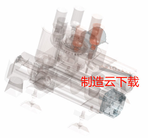 原料混合装置设备3D模型缩略图