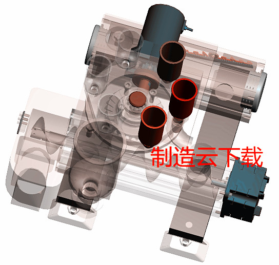原料混合装置设备3D模型