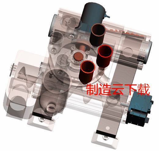 原料混合装置设备3D模型缩略图