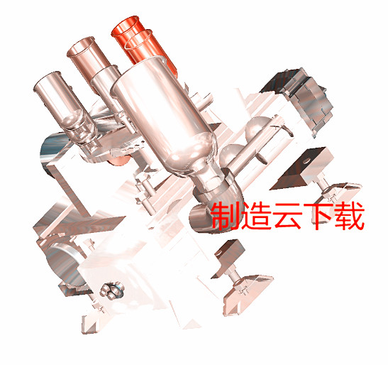 原料混合装置设备3D模型