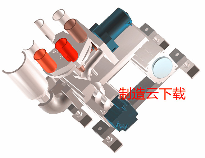 原料混合装置设备3D模型