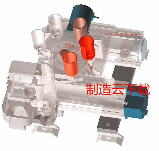原料混合装置设备3D模型