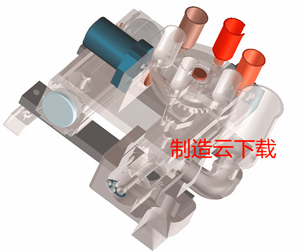 原料混合装置设备3D模型