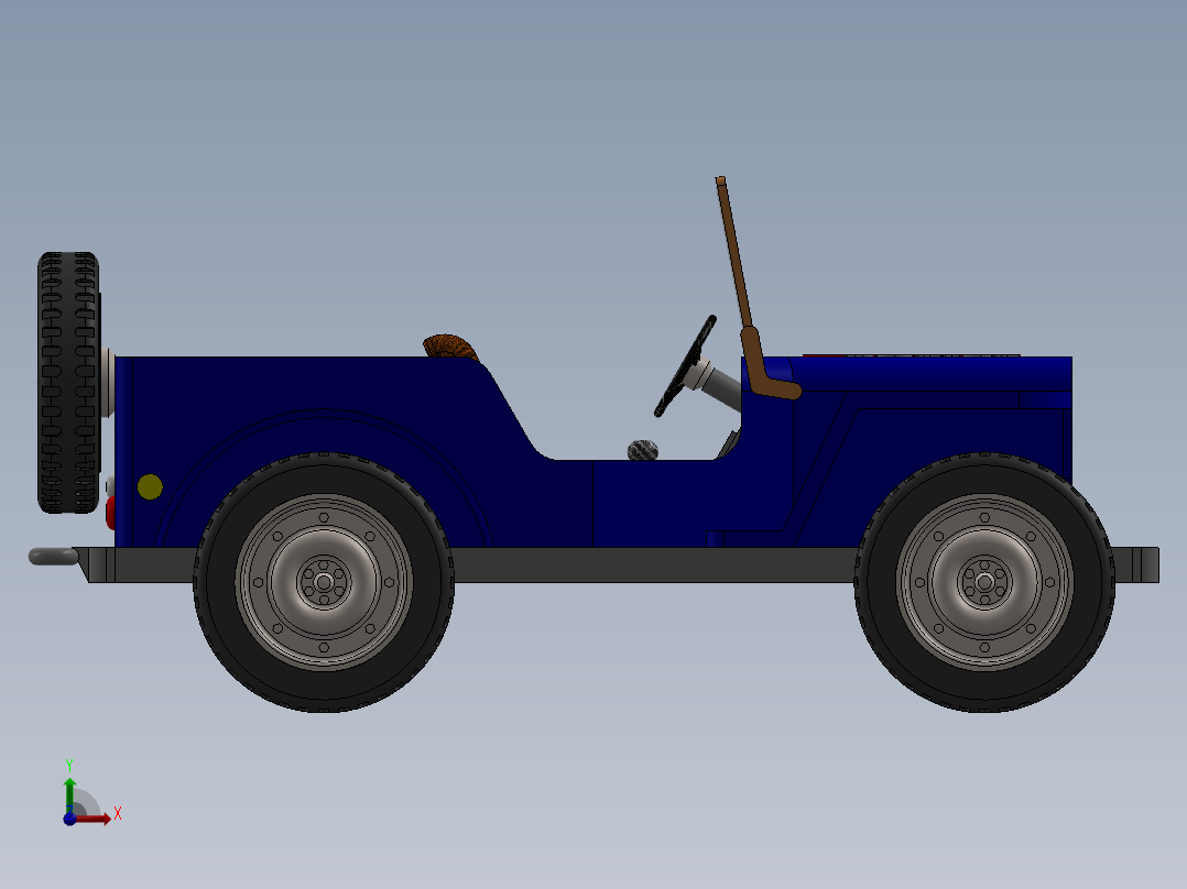 吉普车SW2014前视图