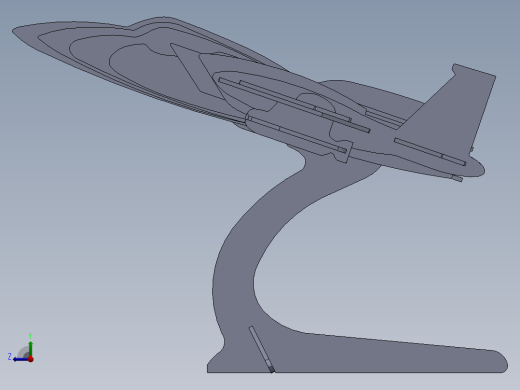SOLIDWORKS F15桌面摆饰右视缩略图