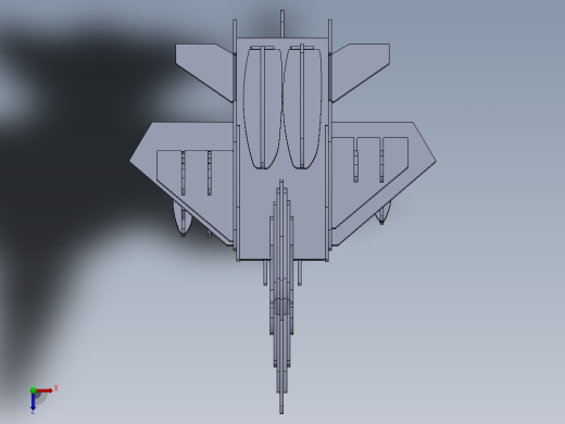 SOLIDWORKS F15桌面摆饰俯视缩略图