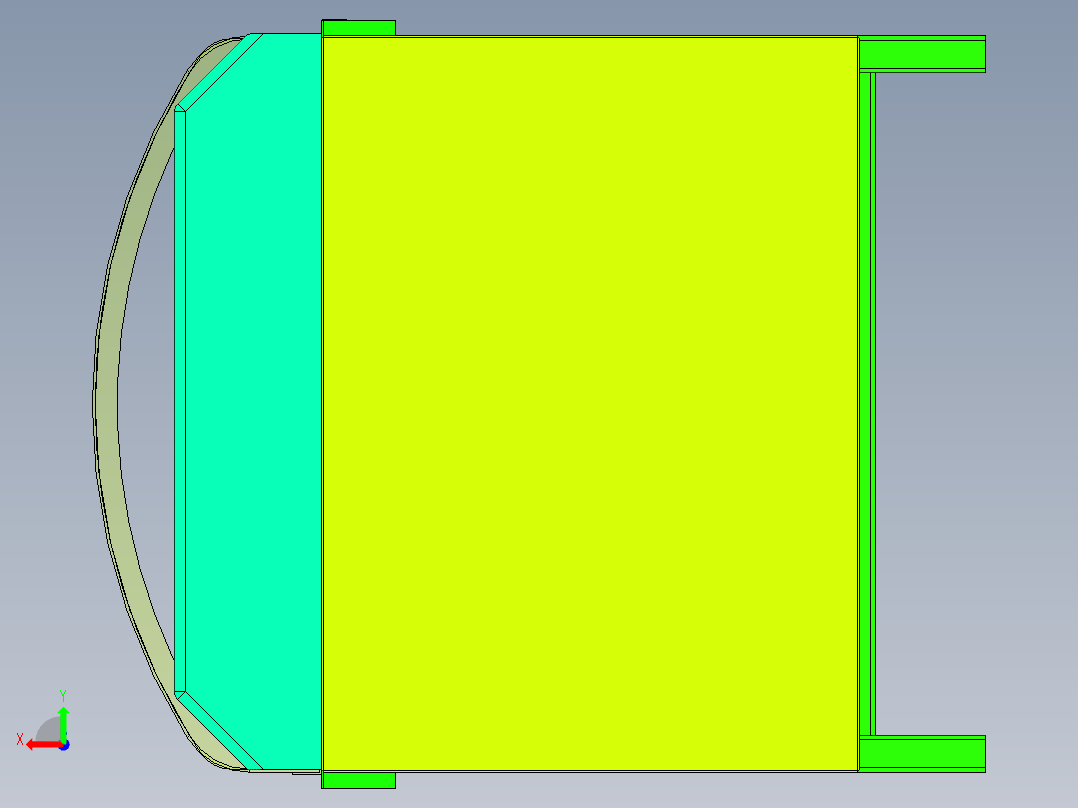 2022.10月-糖果生产输送线sw18后视图