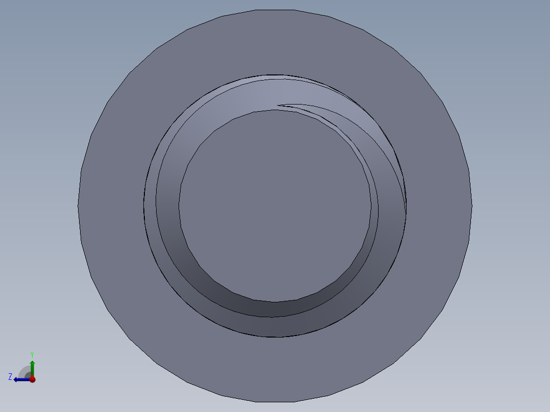 粗螺纹 SHCS 螺钉-SHCS 8-32.x0.625右视图