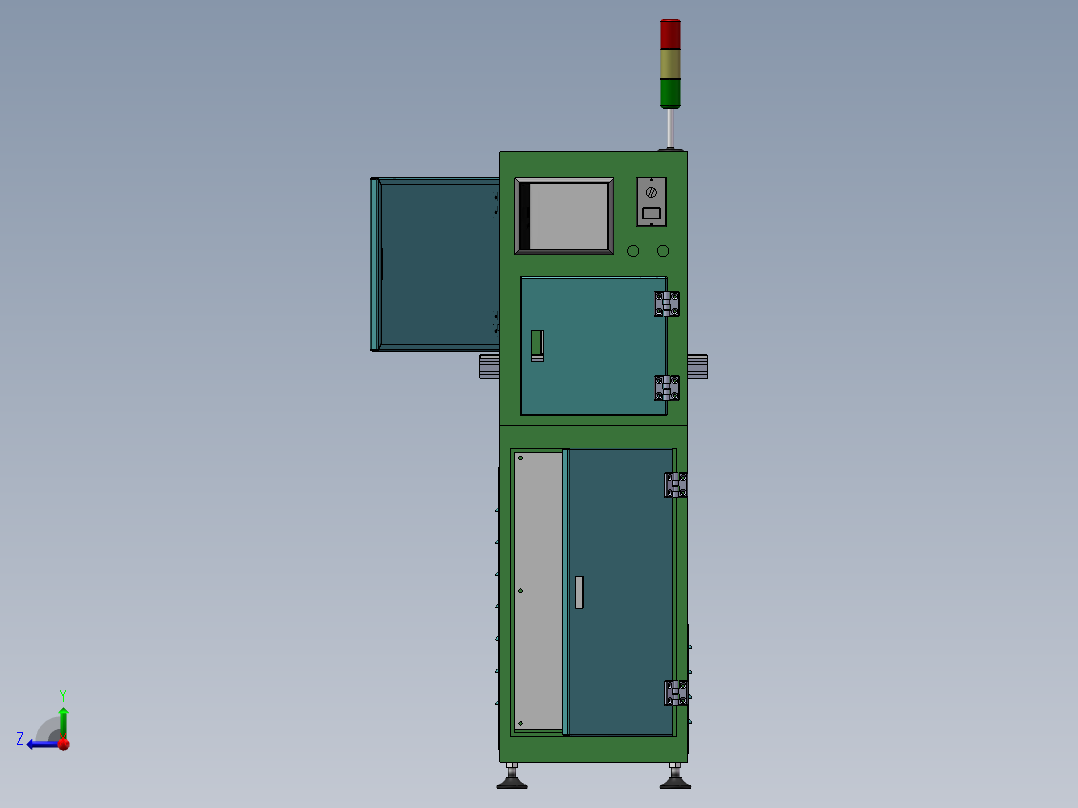吸尘机（PCB清洁设备）右视图