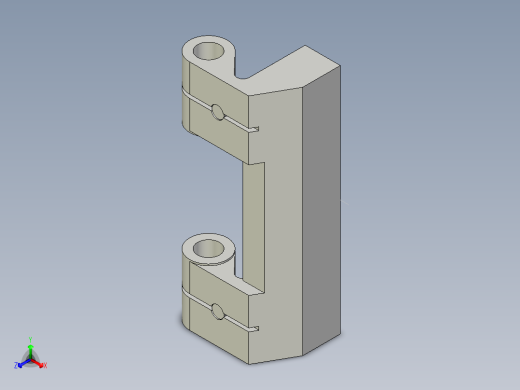 隱藏式鉸鏈(A)5570-3D多系列多零件图纸模型