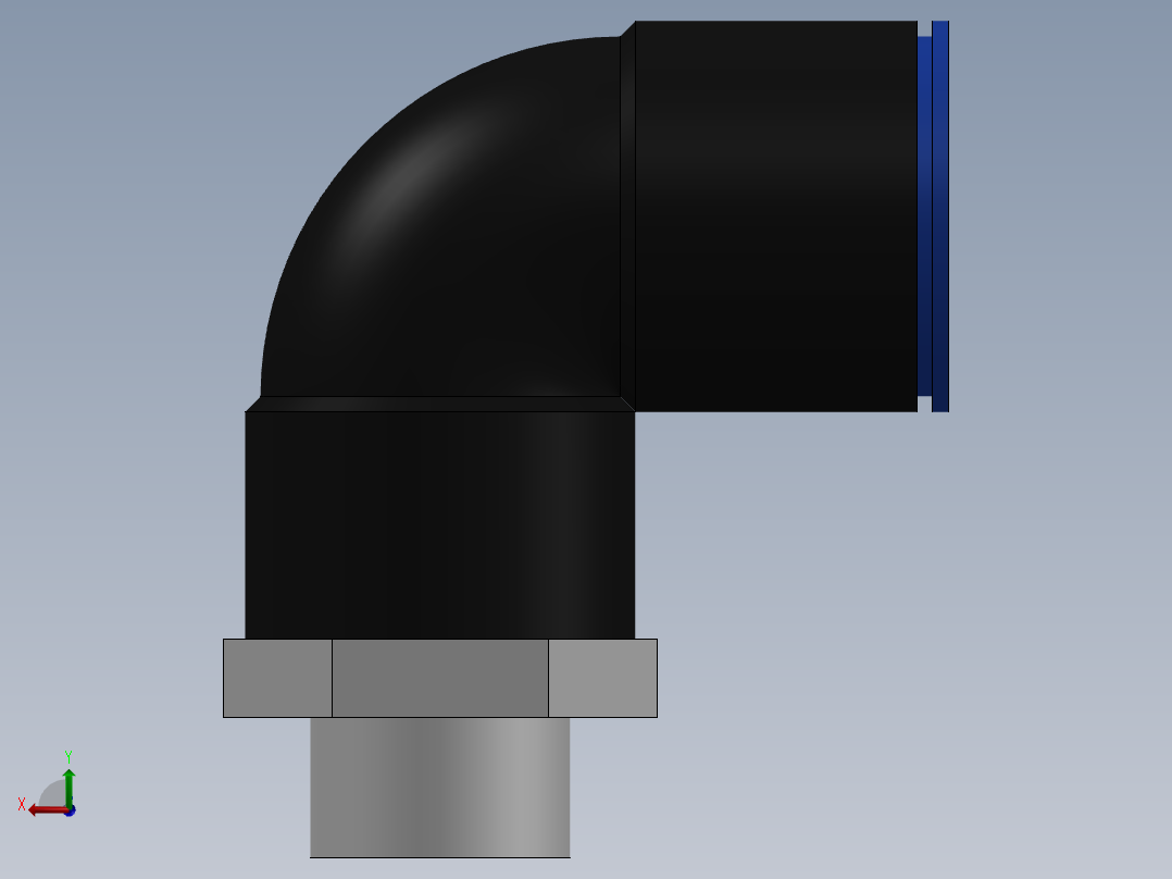 Ø16 x 3-8G COTOVELO 90° MACHO GIRAT. (C02471638)后视图