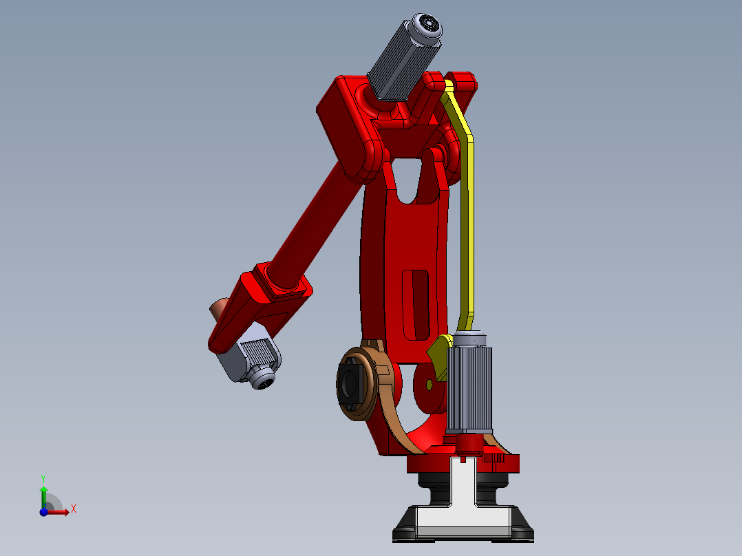 6 axis robot前视图