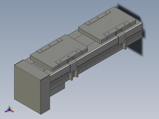直线模组LHC14-S200-D设计图纸
