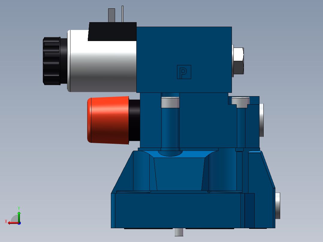 力士乐液压阀-DBW20B2后视图