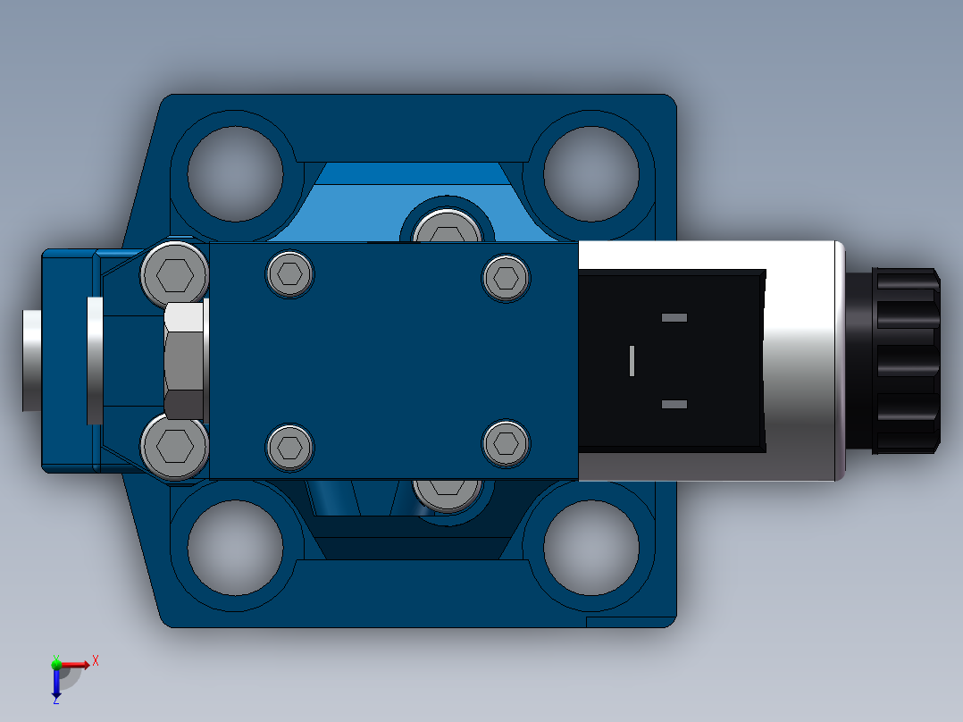 力士乐液压阀-DBW20B2俯视图