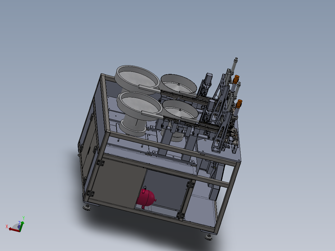 晶体机组装机构装配