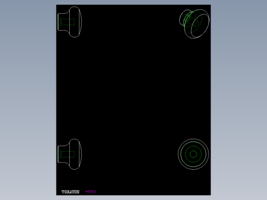 把手P.131-2D多系列多零件图纸模型