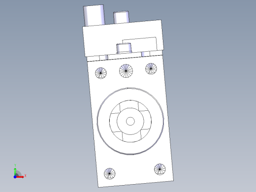 德克斯TUNKERS气缸数模SZK_40_1_Z_A00_TUENKERS前视缩略图