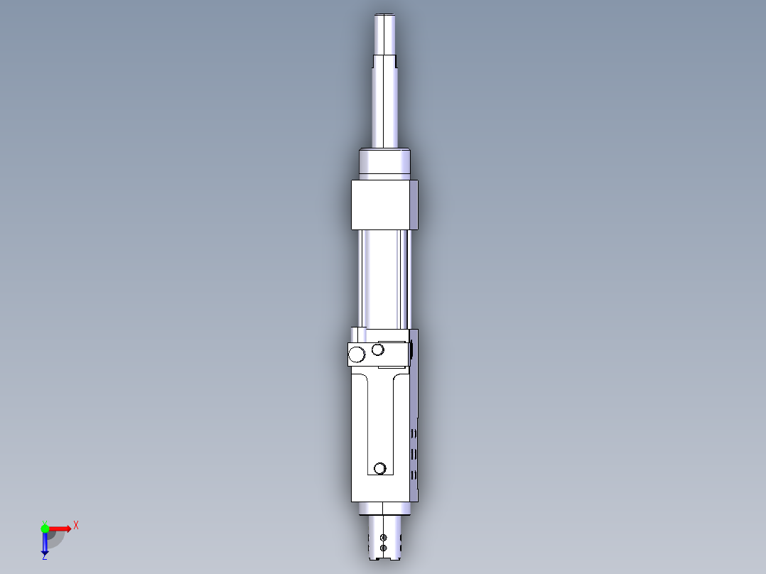 德克斯TUNKERS气缸数模SZK_40_1_Z_A00_TUENKERS俯视图