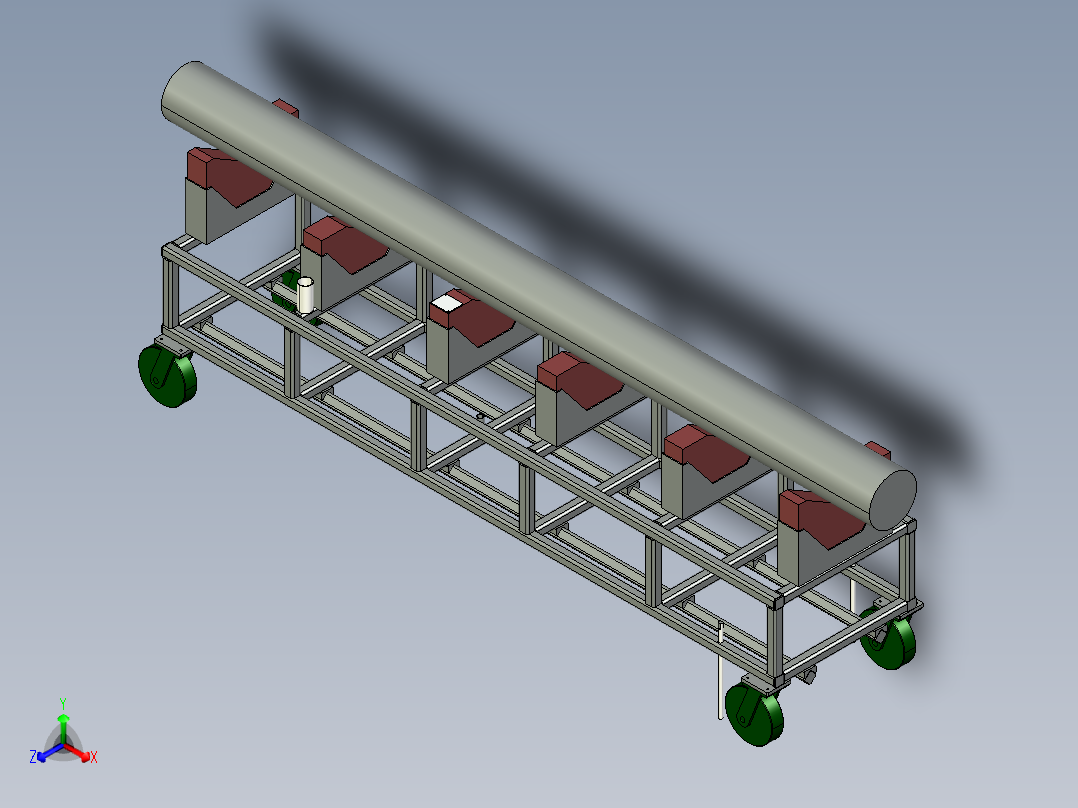 无动力晶棒运输车912031===50