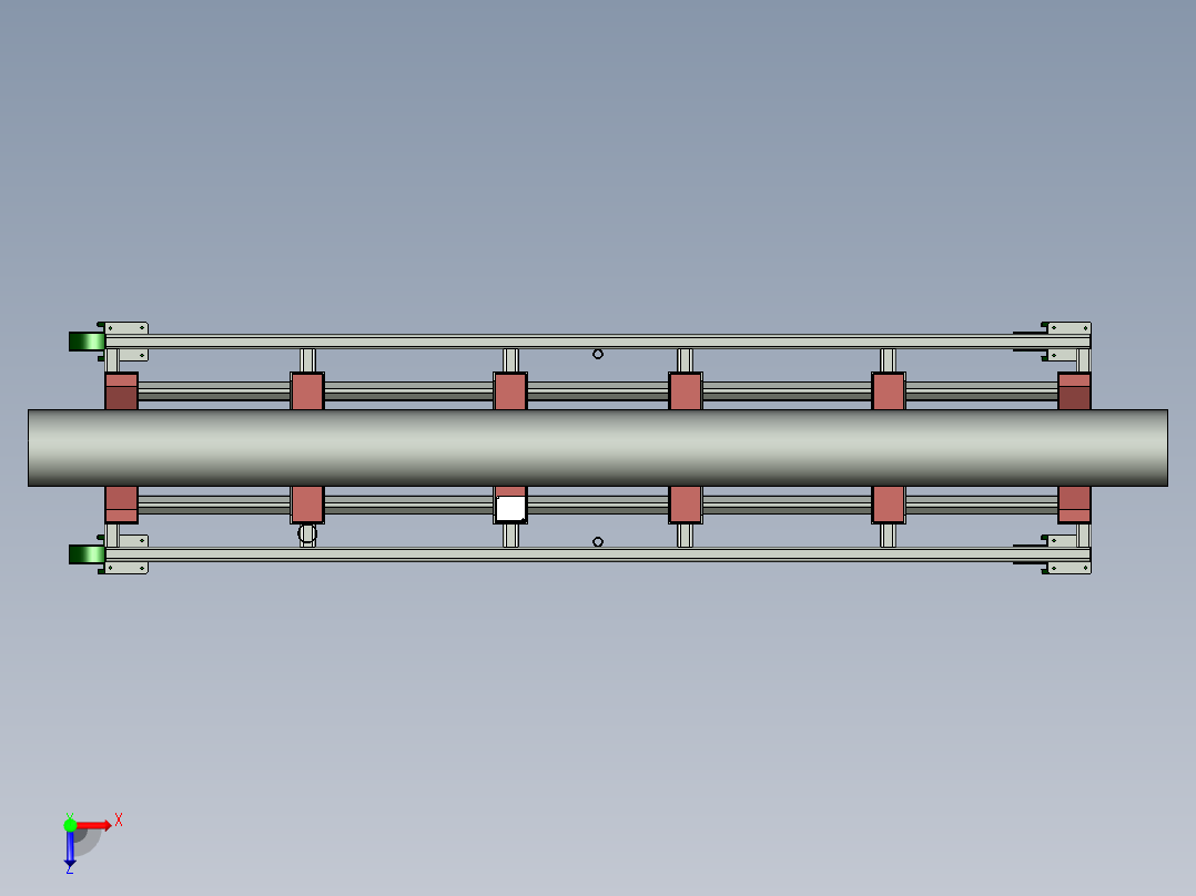 无动力晶棒运输车912031===50俯视图