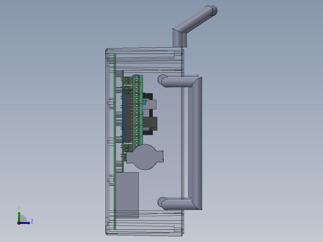 3D+无线电遥控器+RPU_UP17左视图