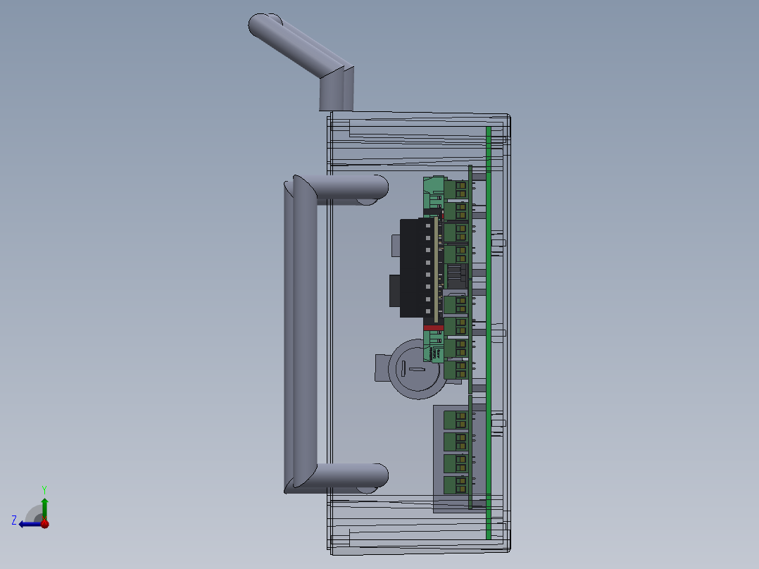 3D+无线电遥控器+RPU_UP17右视图