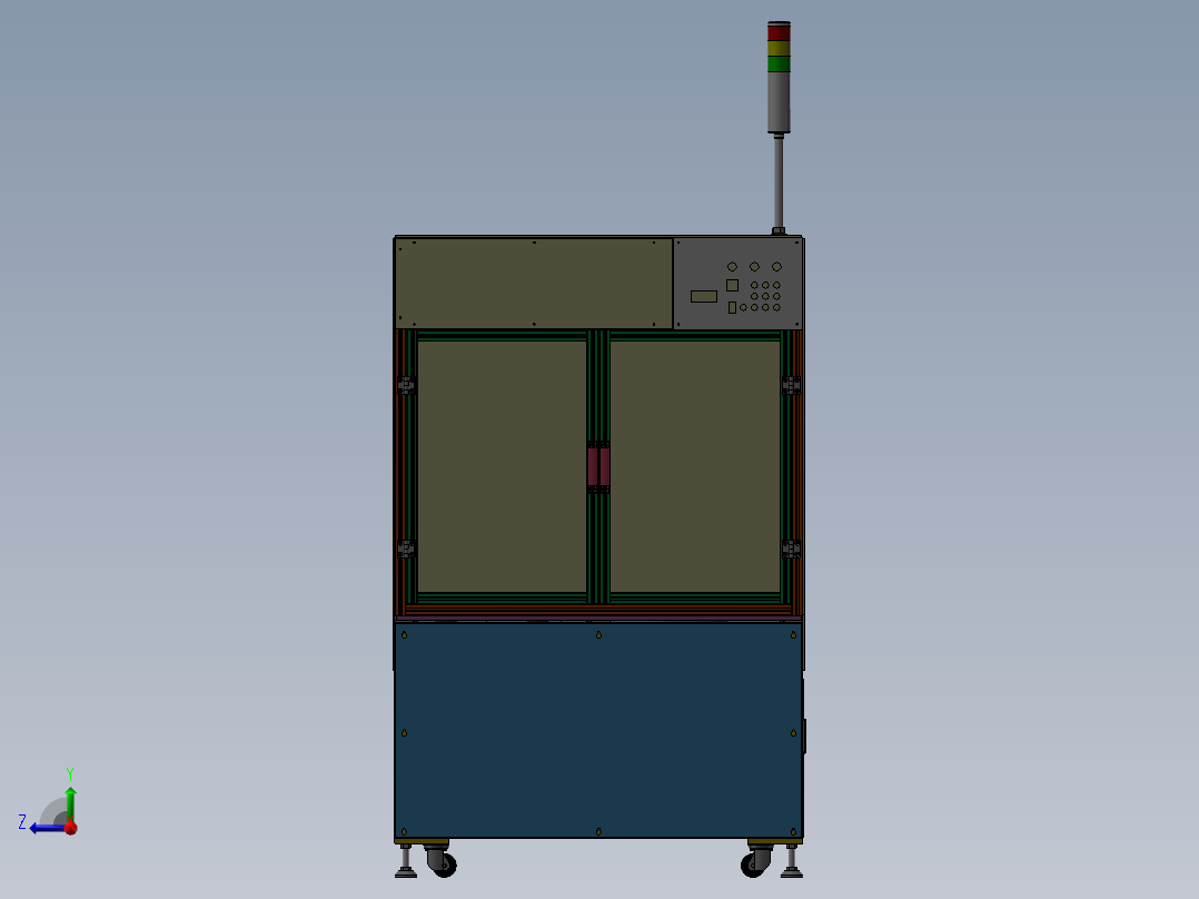全自动化盖子铆合机设备右视图
