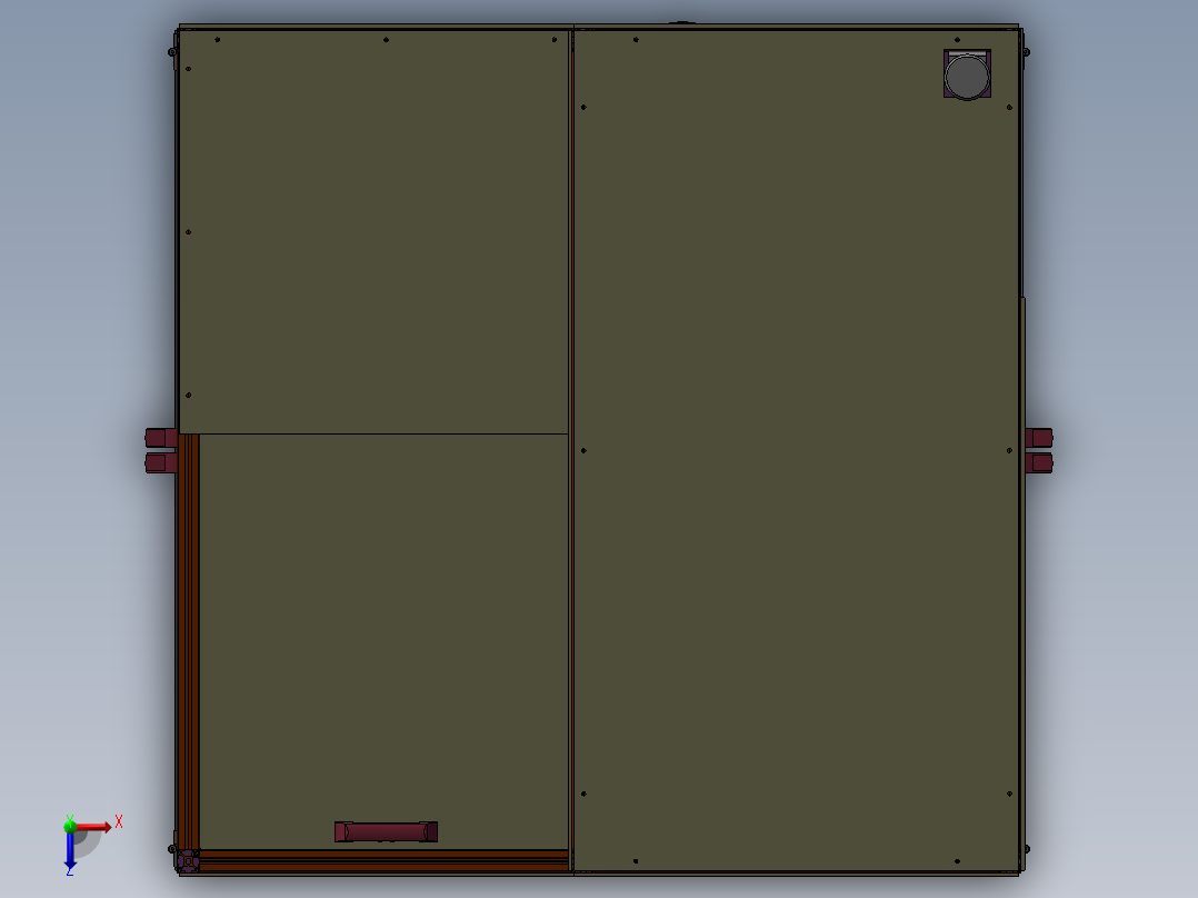 全自动化盖子铆合机设备俯视图