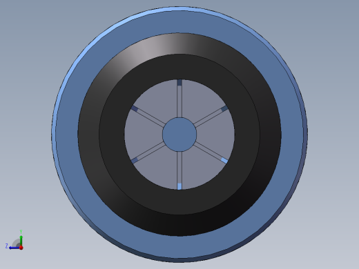弹簧卡刀柄BT40-ER32三维模型右视缩略图