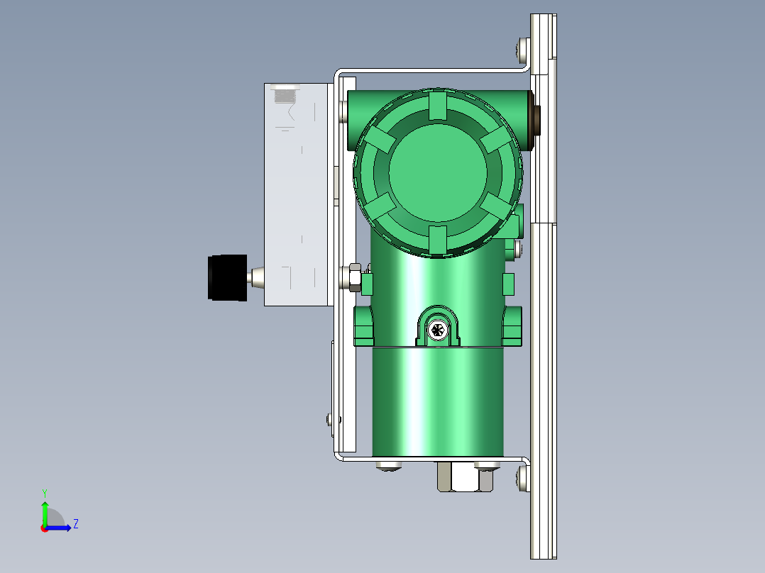 自动校准装置ZR40H左视图